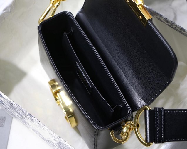 2019 Dior original lambskin 30 montaigne box bag M9204 black