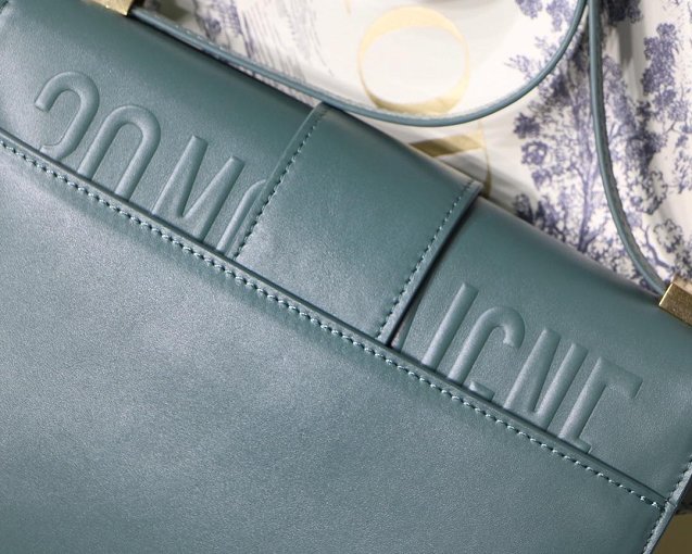 Dior original smooth calfskin 30 montaigne flap bag M9203 light green