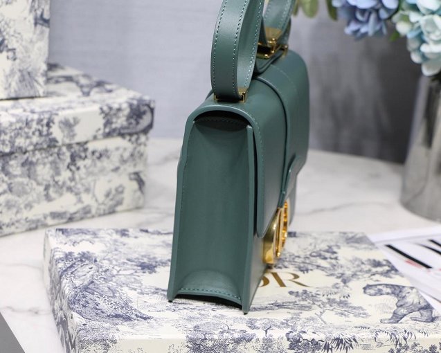 Dior original smooth calfskin 30 montaigne flap bag M9203 light green