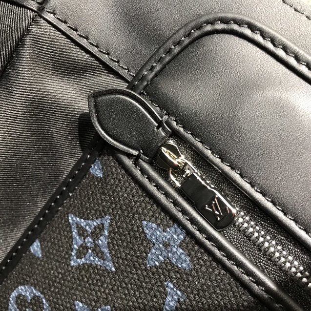 Louis vuitton original monogram jacquard grand sac tote bag M55203 blue