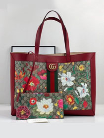 2019 GG original canvas ophidia supreme large tote bag 547947 red