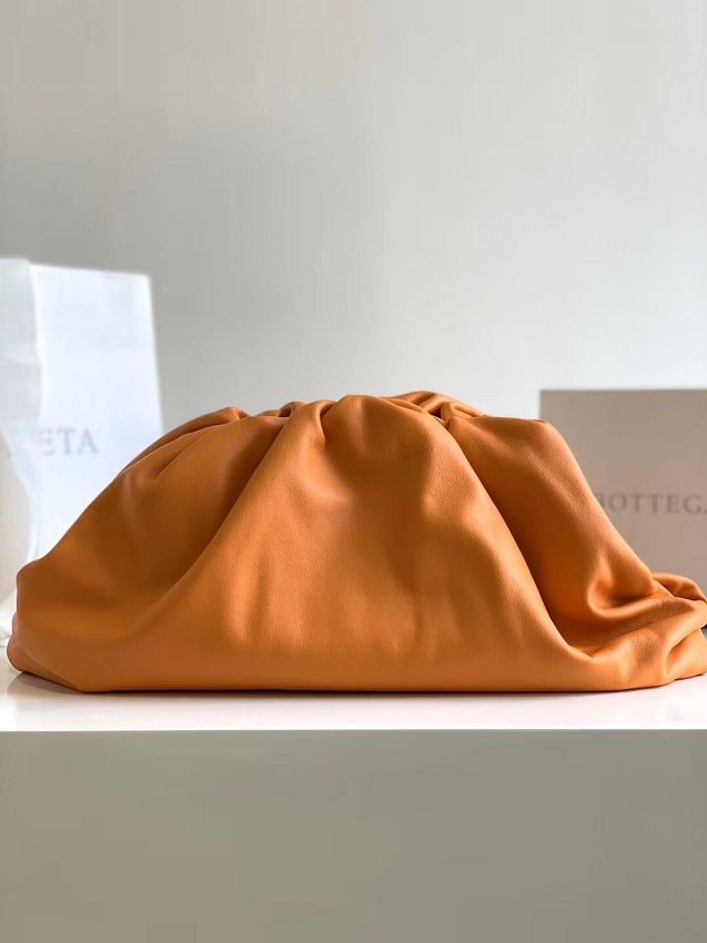 2019 BV original calfskin large pouch 576227 orange