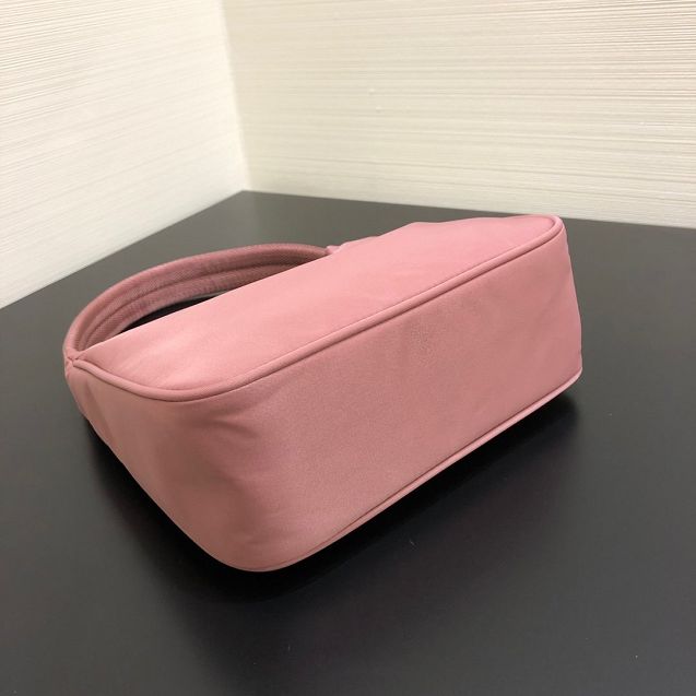 Prada original nylon mini hobo bag MV519 light pink