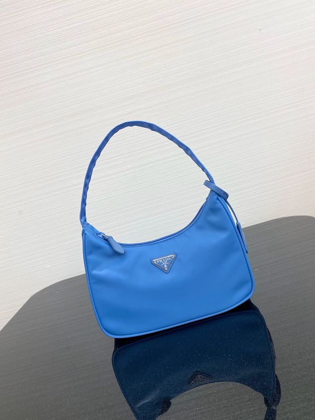 Prada re-edition 2000 nylon mini bag 1NE515 blue