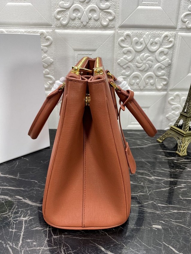 Prada saffiano leather tote bag 1BA274 camel