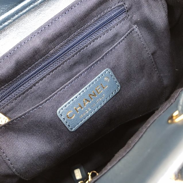 CC original lambskin medium backpack A91121 navy blue