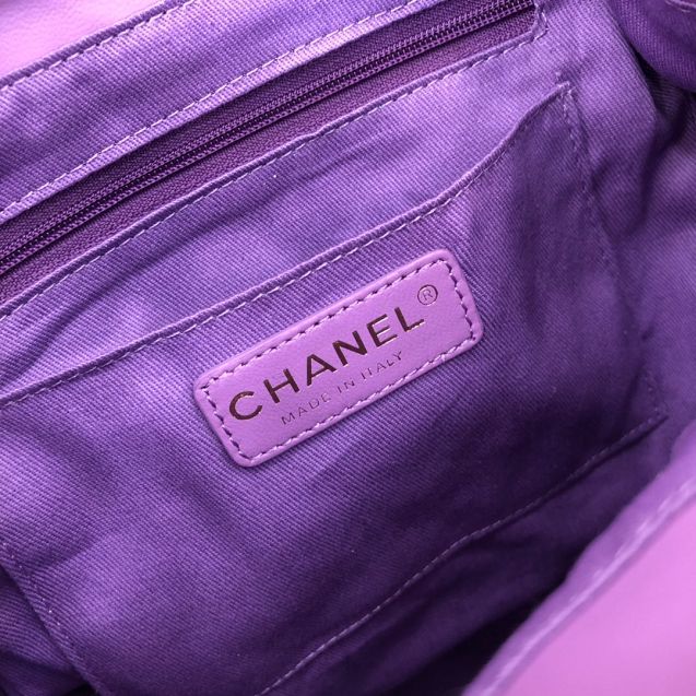CC original lambskin medium backpack A91121 purple
