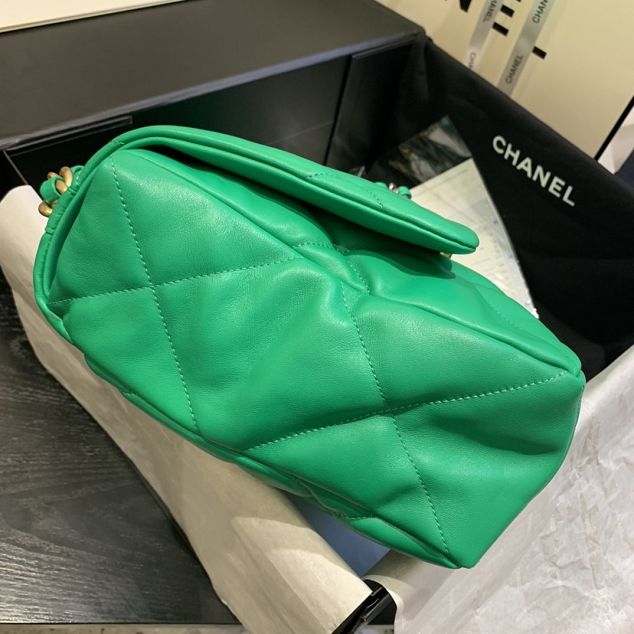 2020 CC original lambskin 19 maxi flap bag AS1162 green