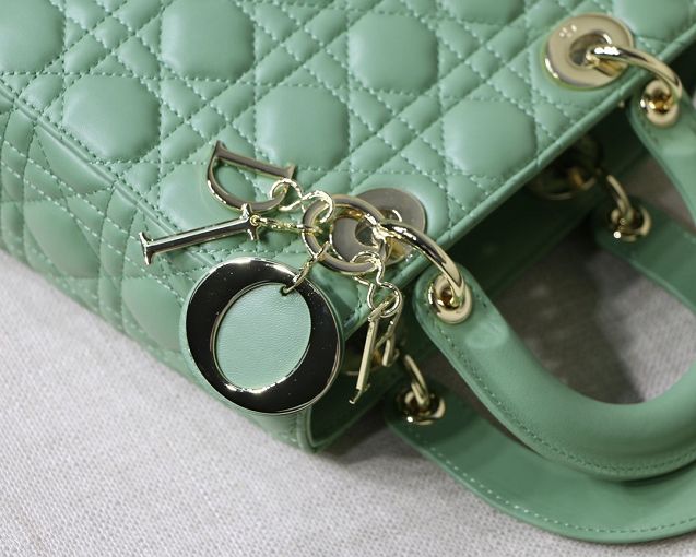 Dior original lambskin small my ABCdior bag M0538 mint green