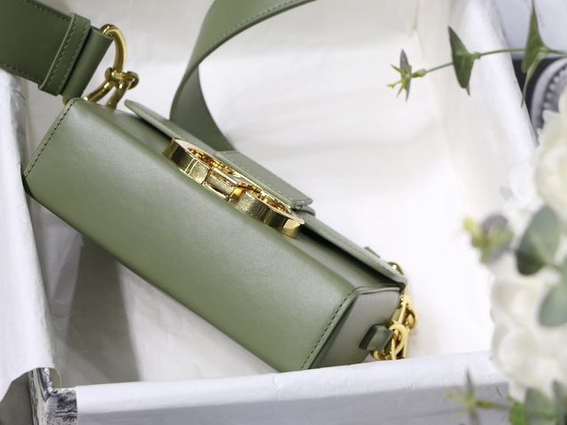 Dior original smooth calfskin mini 30 montaigne bag M9204 light green