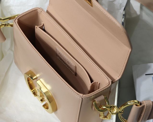 Dior original smooth calfskin mini 30 montaigne bag M9204 pink