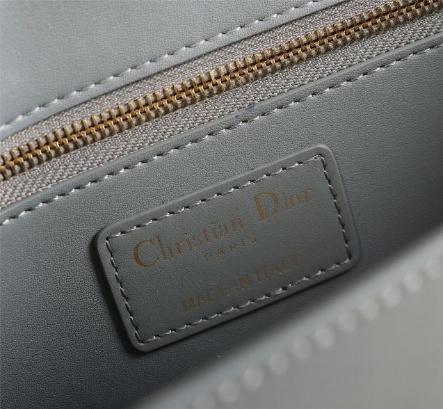 Dior original smooth calfskin 30 montaigne bag M9203 grey