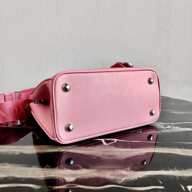 Prada original saffiano leather galleria micro bag 1BA296 pink