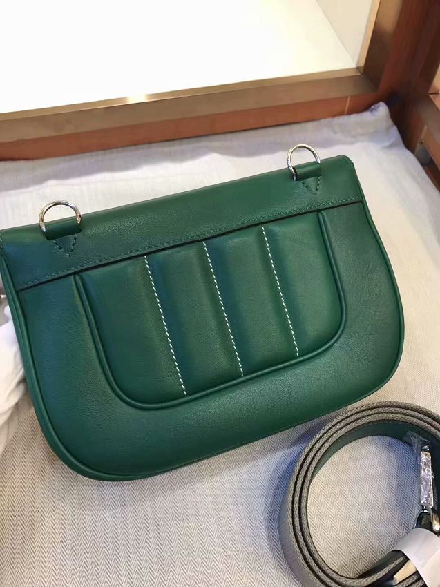 Hermes original swift calfskin berlin bag BL0020 green