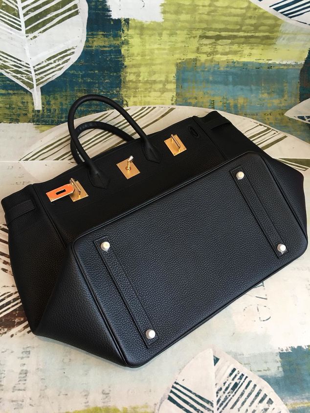 Hermes original togo leather hac birkin 40 bag HB0023 black