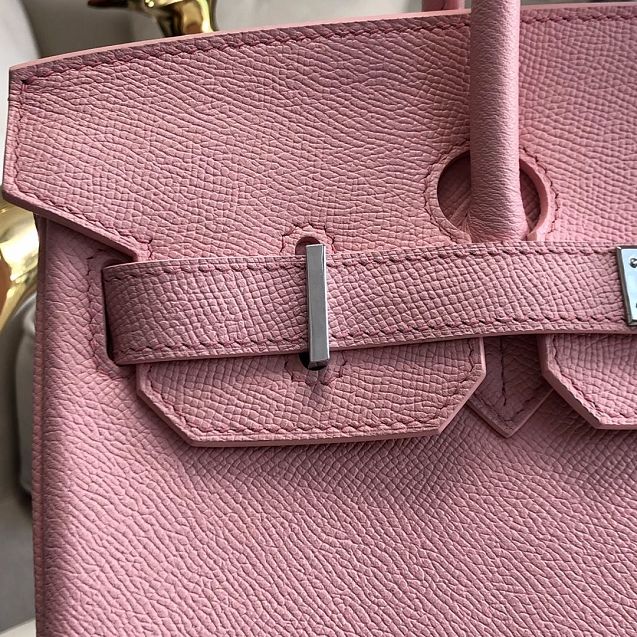 Hermes original epsom leather birkin 30 bag H30-3 3Q rose sakura