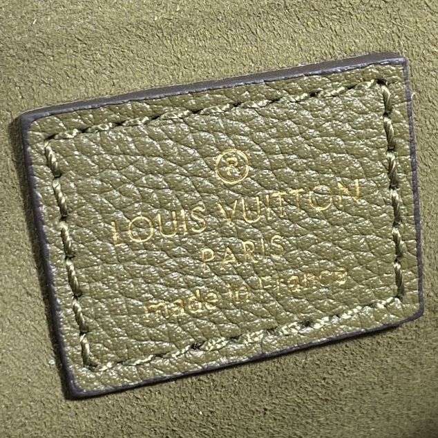 2021 louis vuitton original calfskin lockme chain pm handbag m57067 green