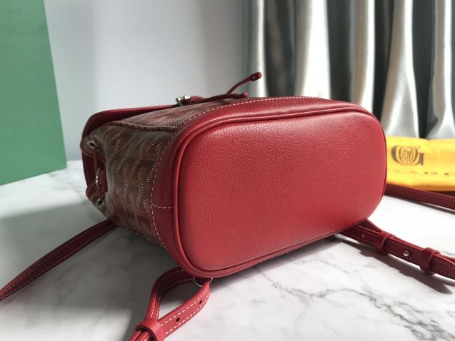 Goyard original canvas alpin mini backpack GY0005 wine red