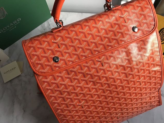 Goyard original canvas saint leger backpack GY0001 orange