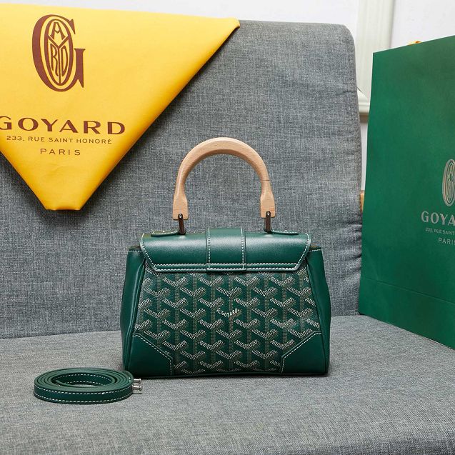 Goyard original canvas  mini saigon bag GY0007 green