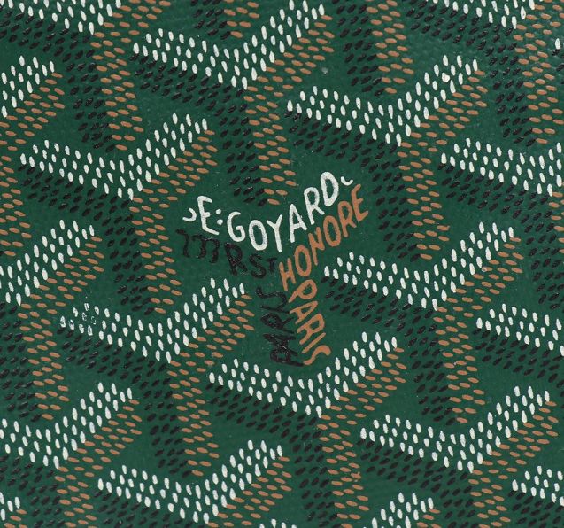 Goyard original canvas tote bag GY0019 green