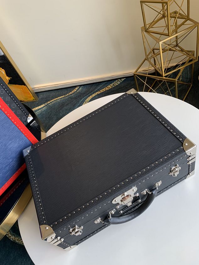 Louis vuitton original epi leather bisten suitcase M21323 black