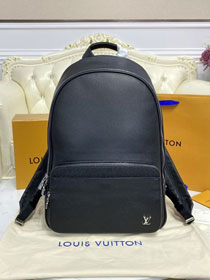 Louis vuitton original taiga leather alex backpack M30258 black