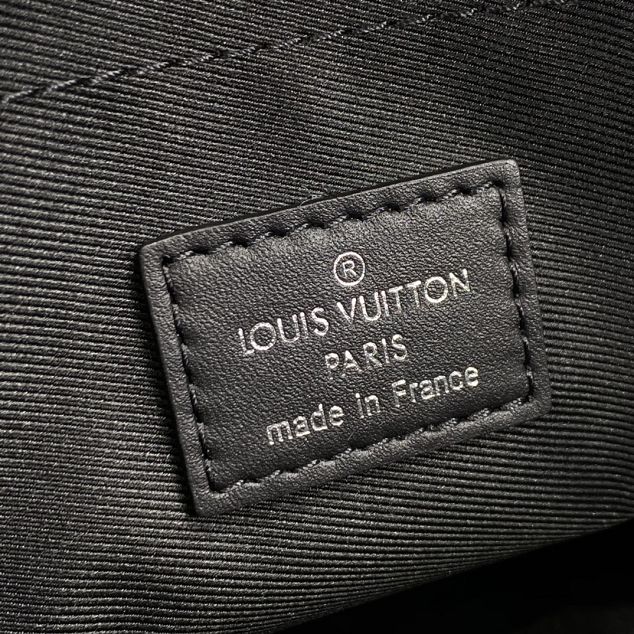 Louis vuitton original monogram eclipse steamer messenger bag M45585 black 