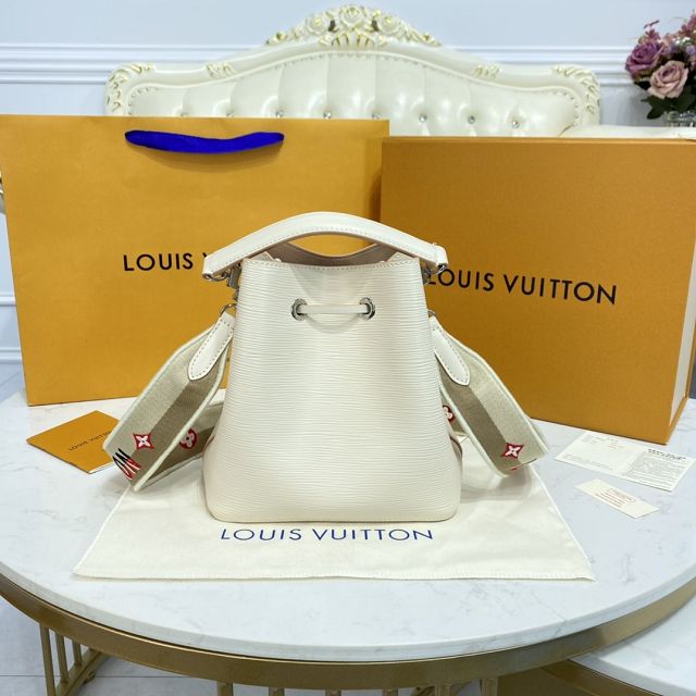 2021 Louis vuitton original epi leather neonoe BB M57693 white