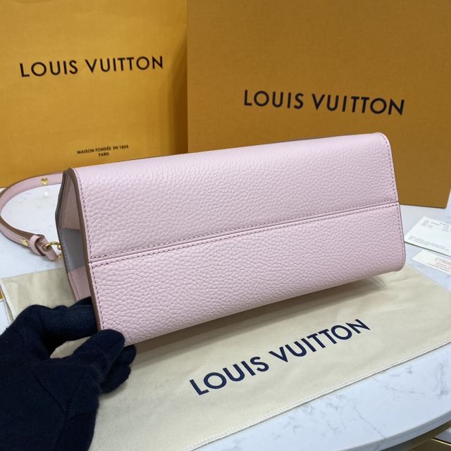 Louis vuitton original calfskin twist one handle bag mm M57090 pink