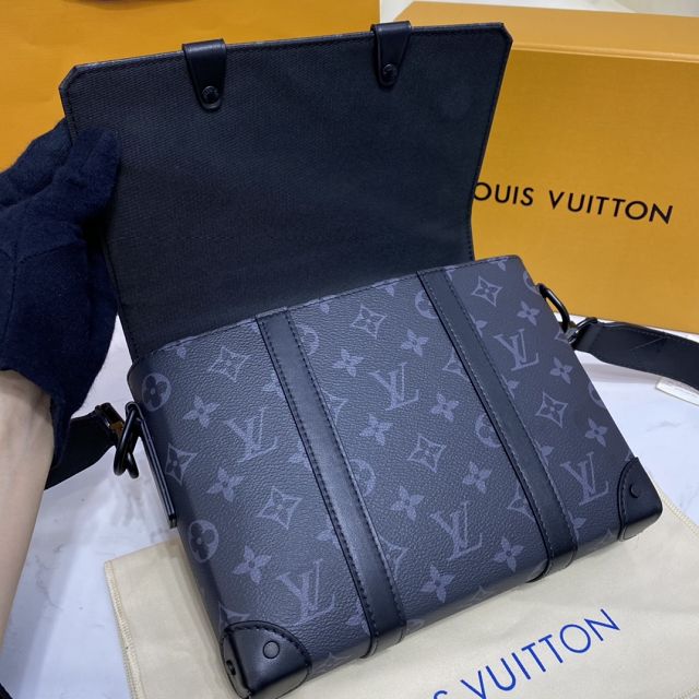 Louis vuitton original monogram eclipse trunk messenger bag M45727 