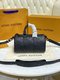 Louis vuitton original calfskin Keepall XS bag m57960 black