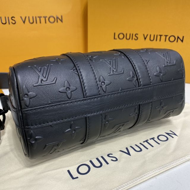 Louis vuitton original calfskin Keepall XS bag m57960 black