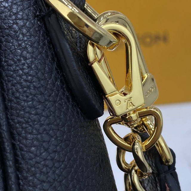 Louis vuitton original calfskin lockme tender bag M58557 black