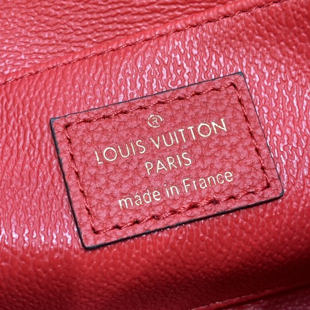 Louis vuitton original calfskin cosmetic pouch m69414 red