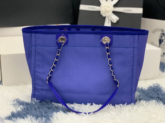 CC original canvas fibers shopping bag A67001 blue