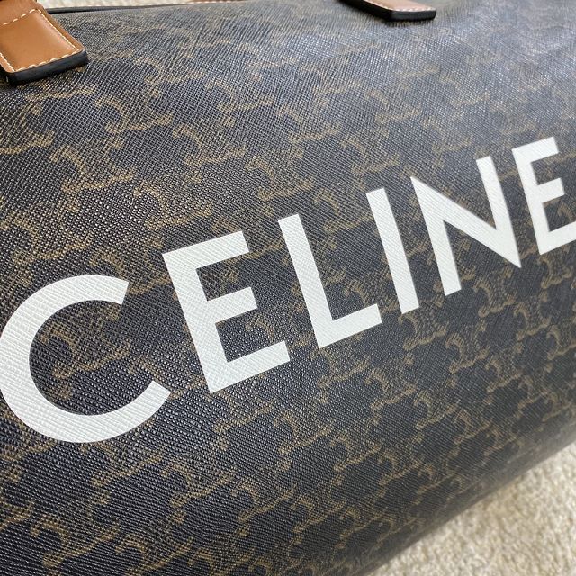 Celine original canvas large travel bag 191472 tan