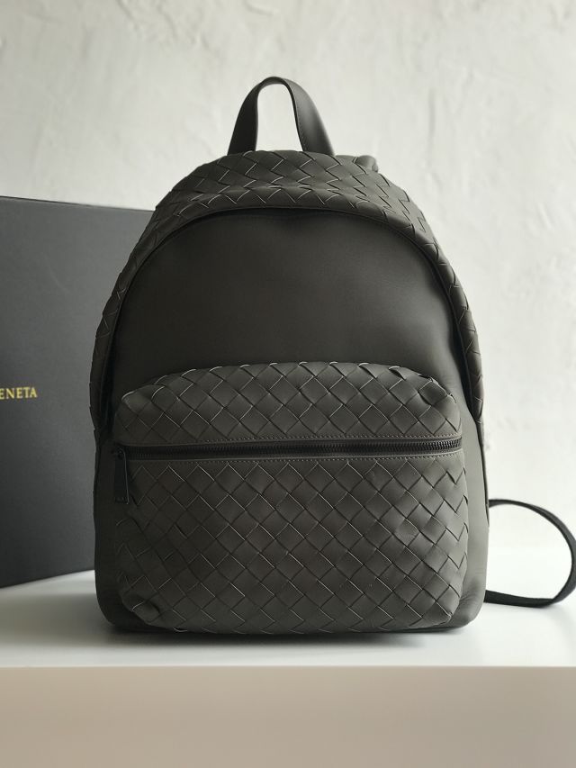 BV original calfskin backpack 70078 dark grey