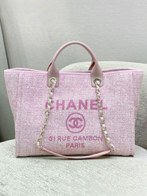 CC original canvas fibers large shopping bag A66941-2 pink