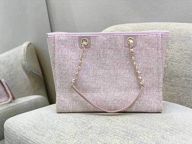 CC original canvas fibers shopping bag A67001-2 pink