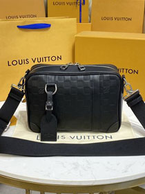 Louis vuitton original calfskin messenger bag M45286 black