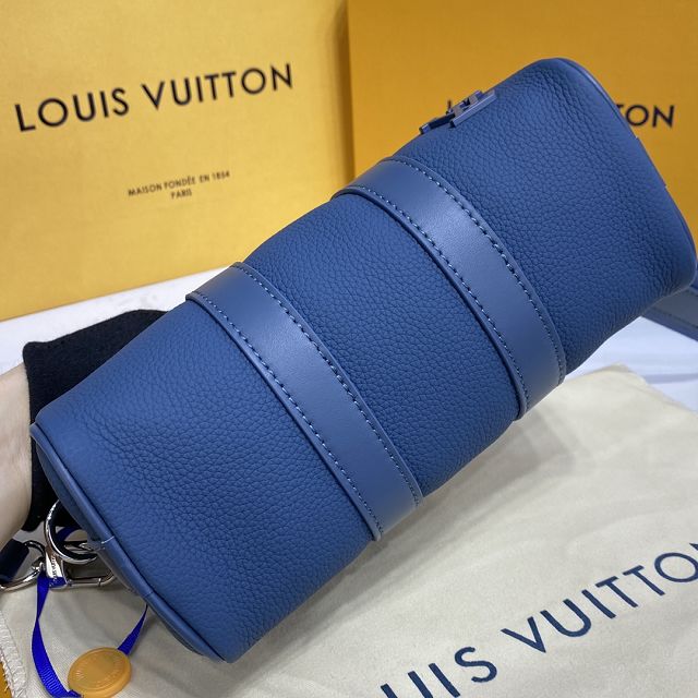 Louis vuitton original calfskin keepall XS bag M80950 blue
