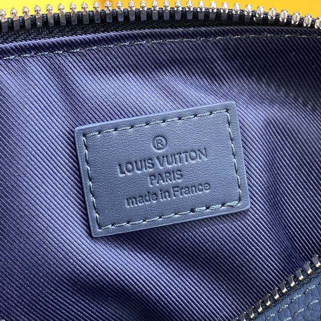 Louis vuitton original calfskin keepall XS bag M80950 blue