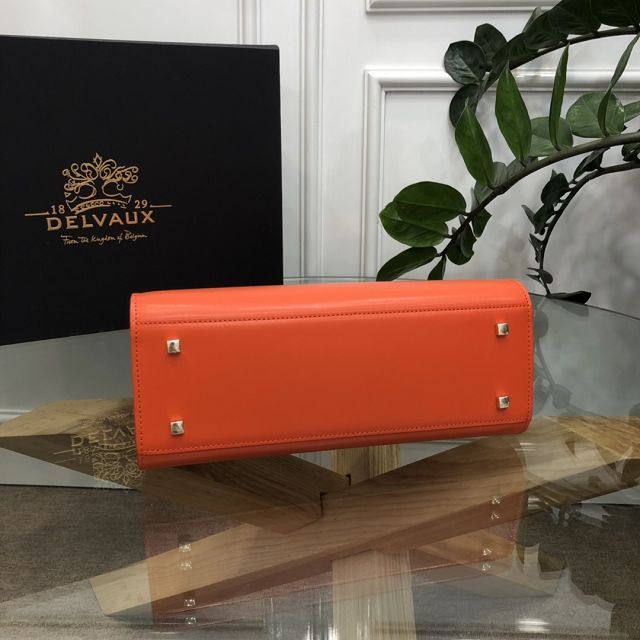 Delvaux original box calfskin tempete medium bag AA0562 orange