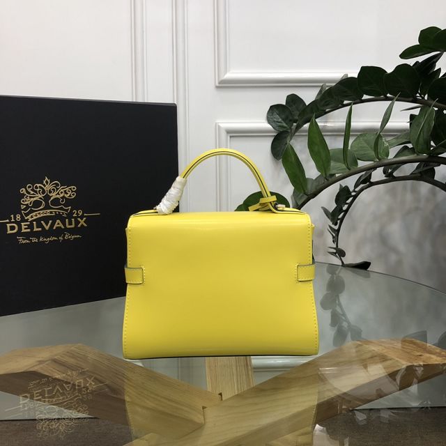 Delvaux original box calfskin tempete pm bag AA0505 yellow