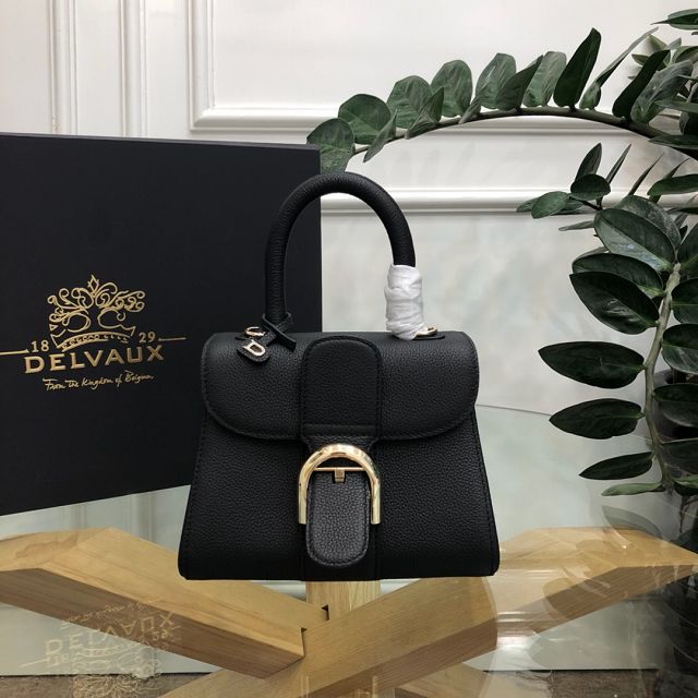 Delvaux original grained calfskin brillant mini bag AA0406 black