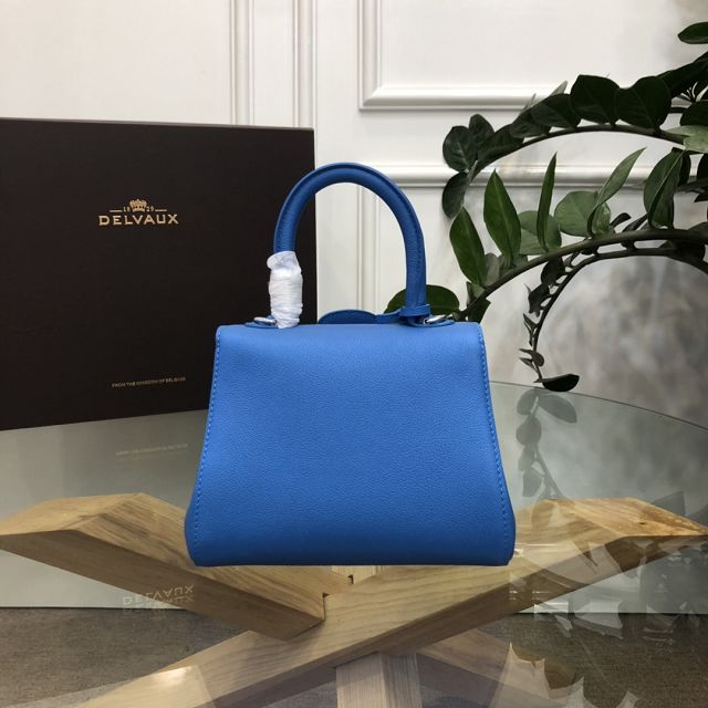 Delvaux original grained calfskin brillant mini bag AA0406 blue