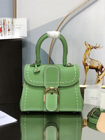 Delvaux original grained calfskin brillant mini bag AA0406 vert criquet