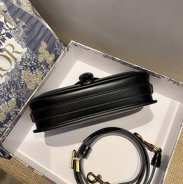 Dior original box calfskin bobby east-west bag M9327 black