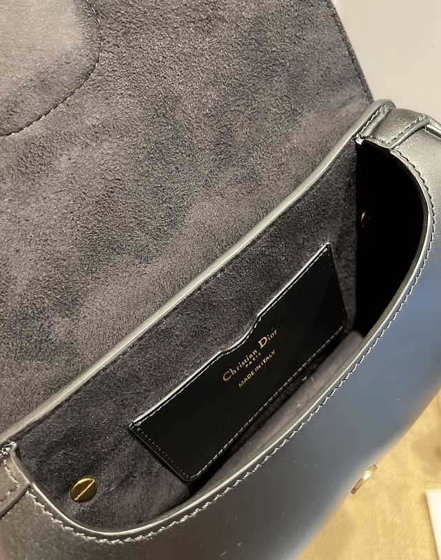 Dior original box calfskin bobby east-west bag M9327 black
